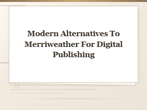 Modern Alternatives to Merriweather for Digital Publishing